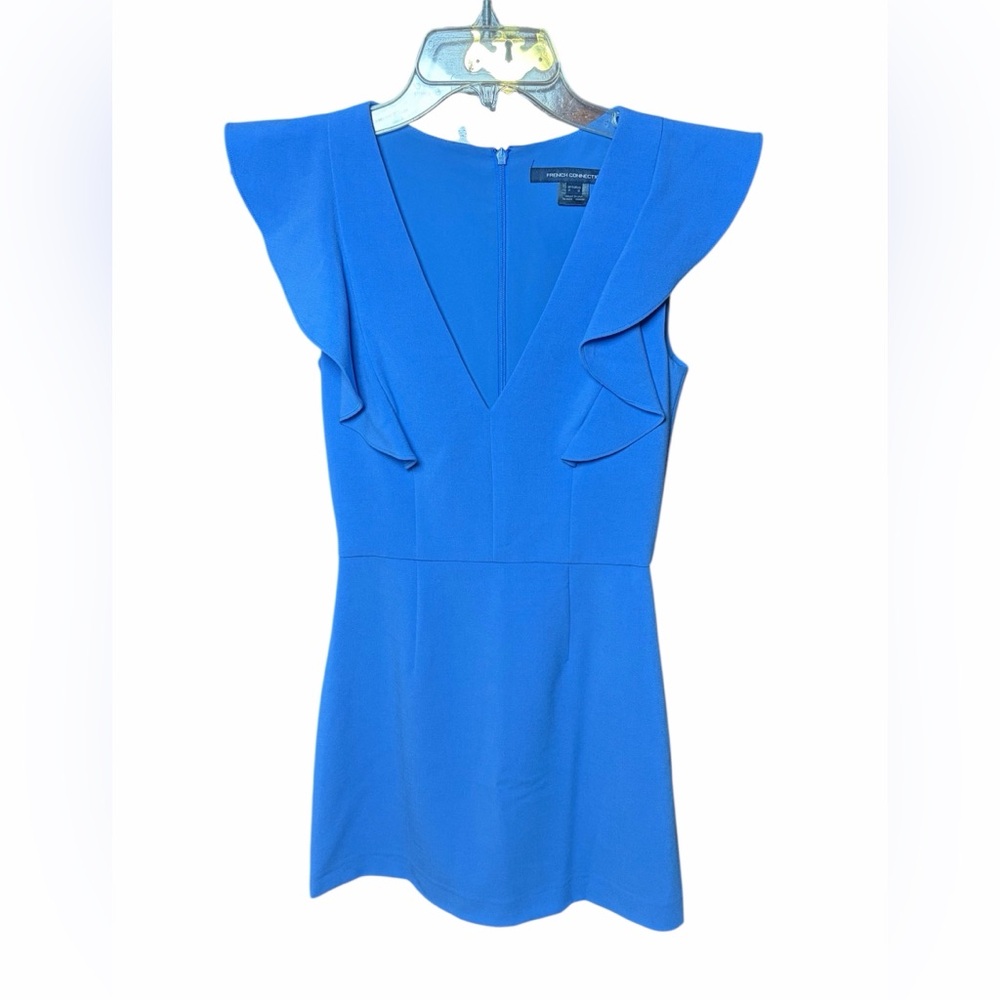 Womens French Connection Mini Dress in blue size 0